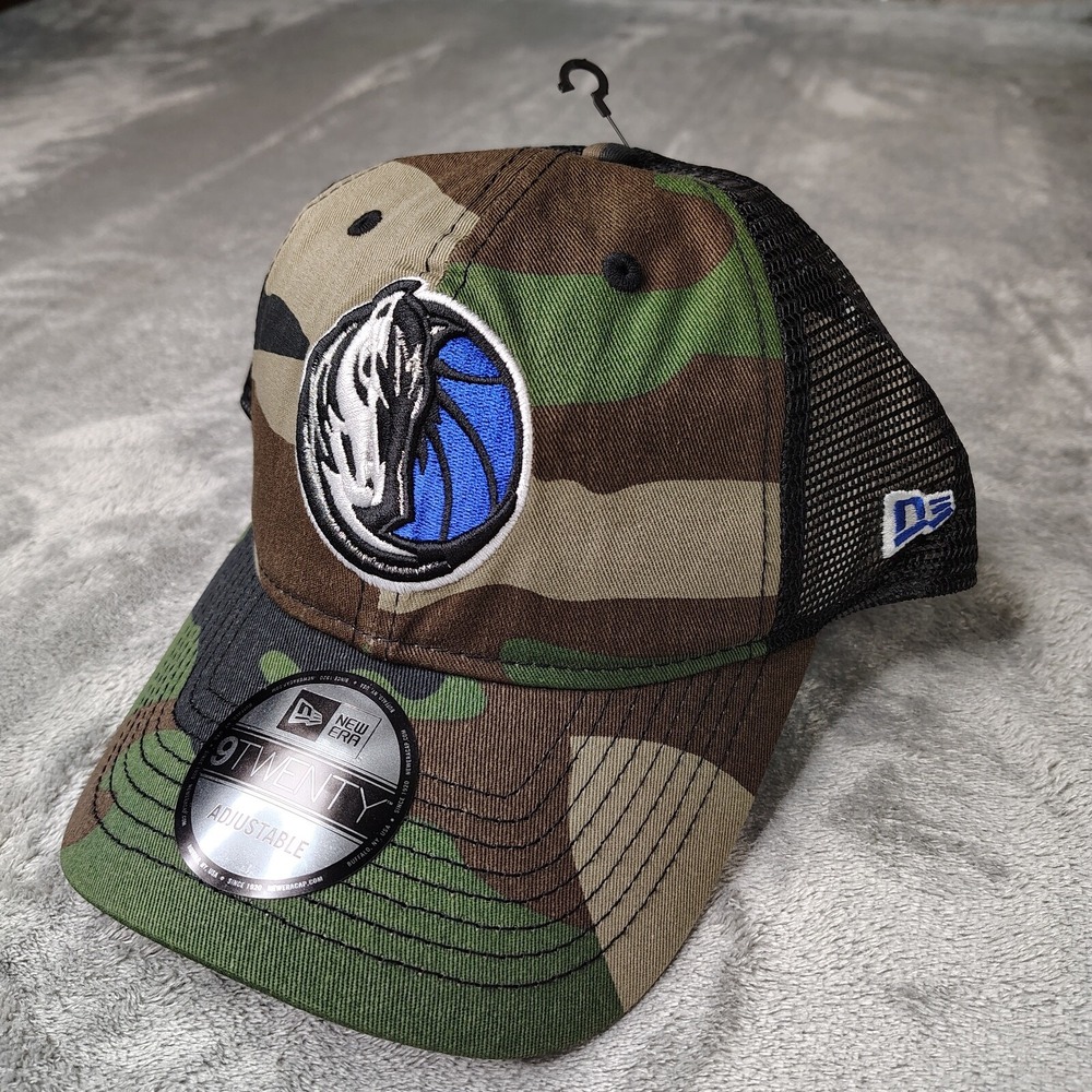 New Era Dallas Mavericks NBA Camouflage Horsehead Slouch 9Twenty Adjustable Hat